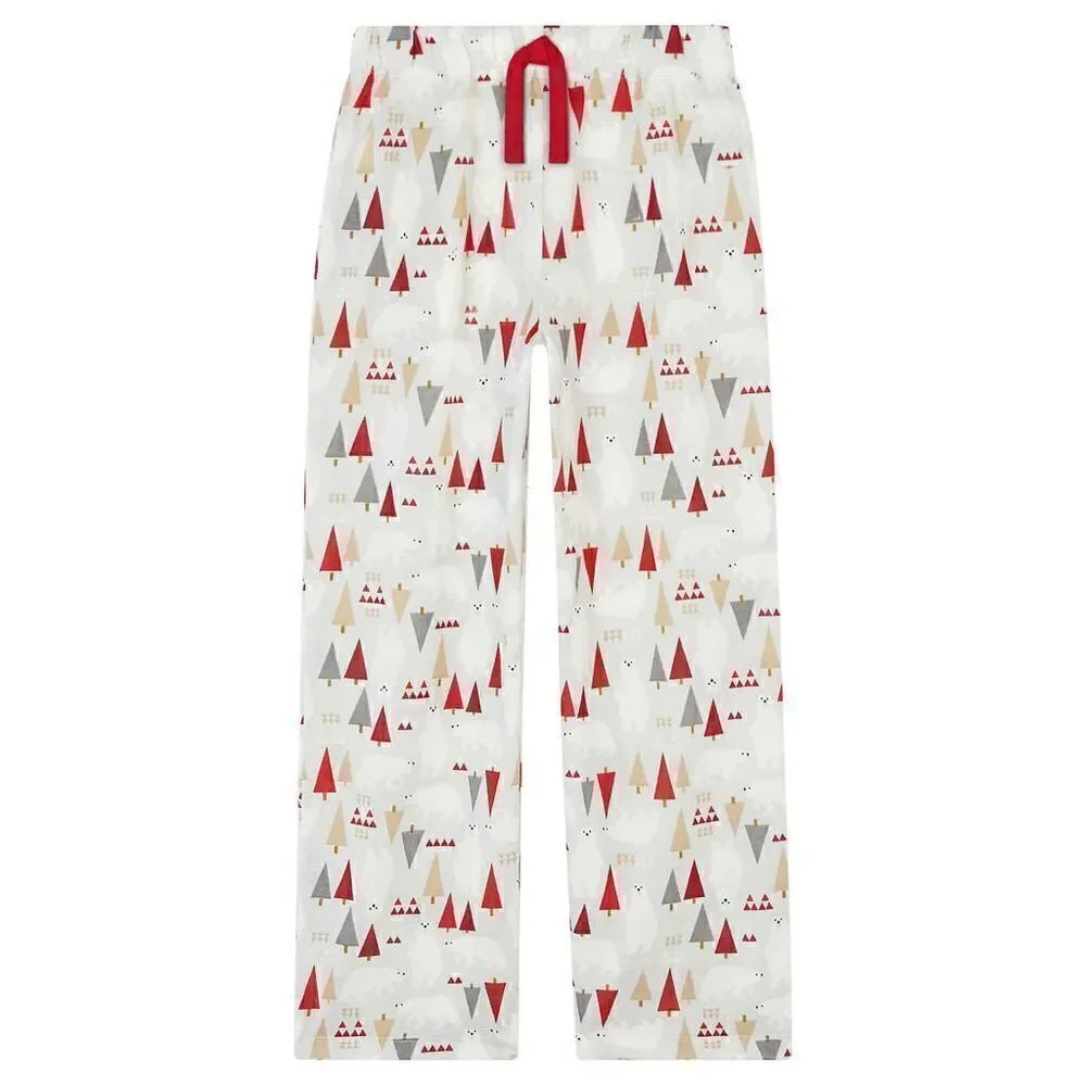 NEW! Eddie Bauer Youth 3 piece PJ Set, LS Top, Pant and Robe, Polar Bear Unisex